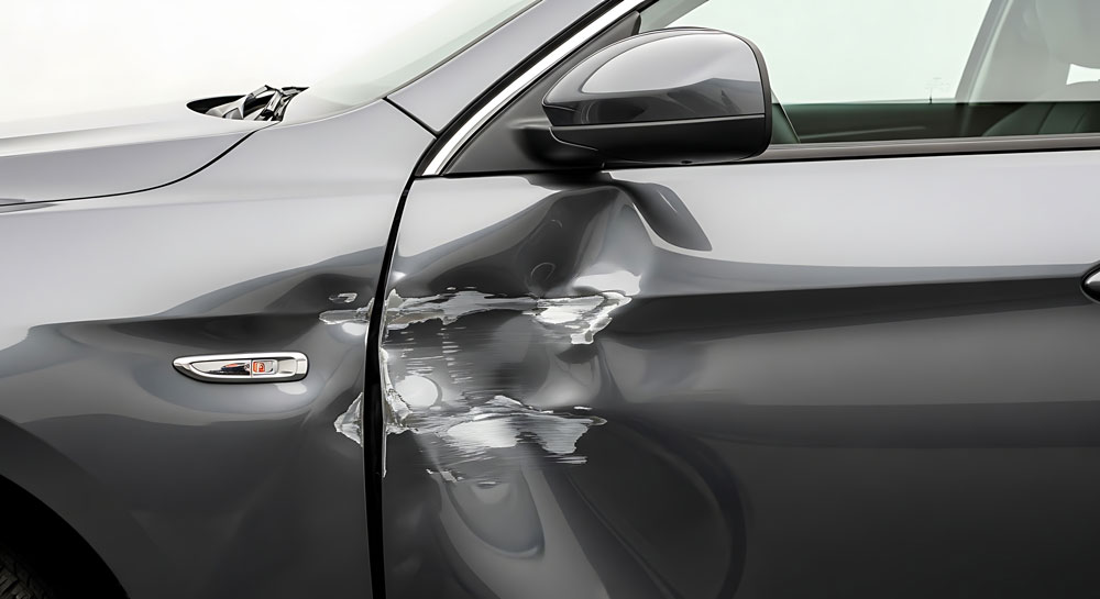 Driver Door Dent